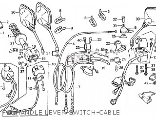 Honda XL600R 1983 (D) parts lists and schematics