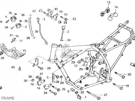 Honda XL600R 1983 (D) USA parts lists and schematics