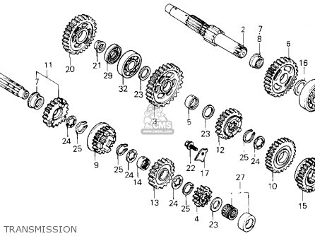 Honda XL600R 1983 (D) USA parts lists and schematics