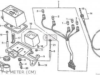 Honda XL600R 1987 (H) parts lists and schematics