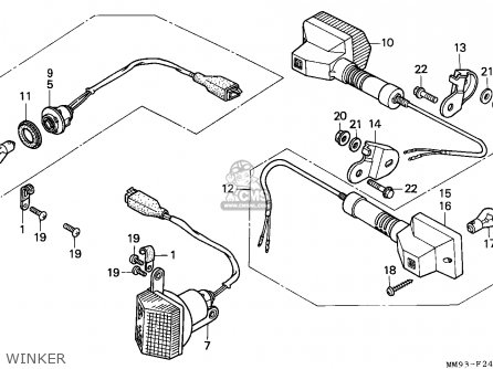 Honda XL600V TRANSALP 1994 (R) GERMANY parts lists and schematics