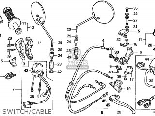 Honda XL650V TRANSALP 2006 (6) IRELAND parts lists and schematics