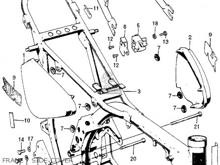 Honda XL70 1976 USA parts lists and schematics