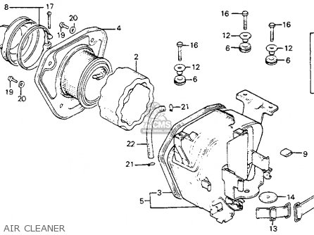 Honda XL80S 1985 (F) USA parts lists and schematics