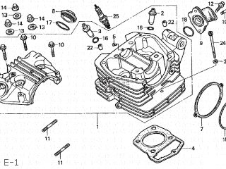 Honda XLR125R 1993 (P) JAPAN JD16-100 parts lists and schematics