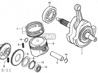 Honda XLR250R 1985 (F) JAPAN MD16-100 parts lists and schematics