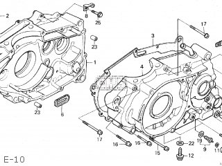 Honda XLR250R 1985 (F) JAPAN MD16-100 parts lists and schematics
