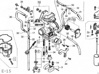 Honda XLR250R TYPE III 1988 (J) JAPAN MD22-100 parts lists