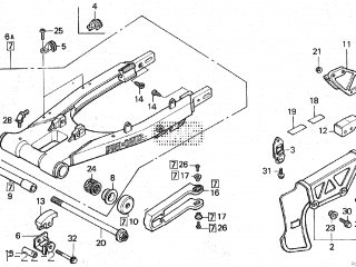 Honda XLR250R TYPE III 1988 (J) JAPAN MD22-100 parts lists