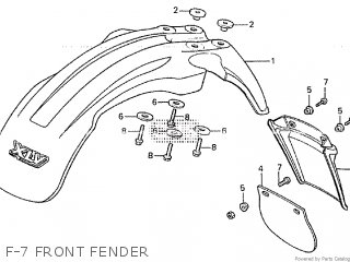 Honda XLV750R 1983 (D) parts lists and schematics