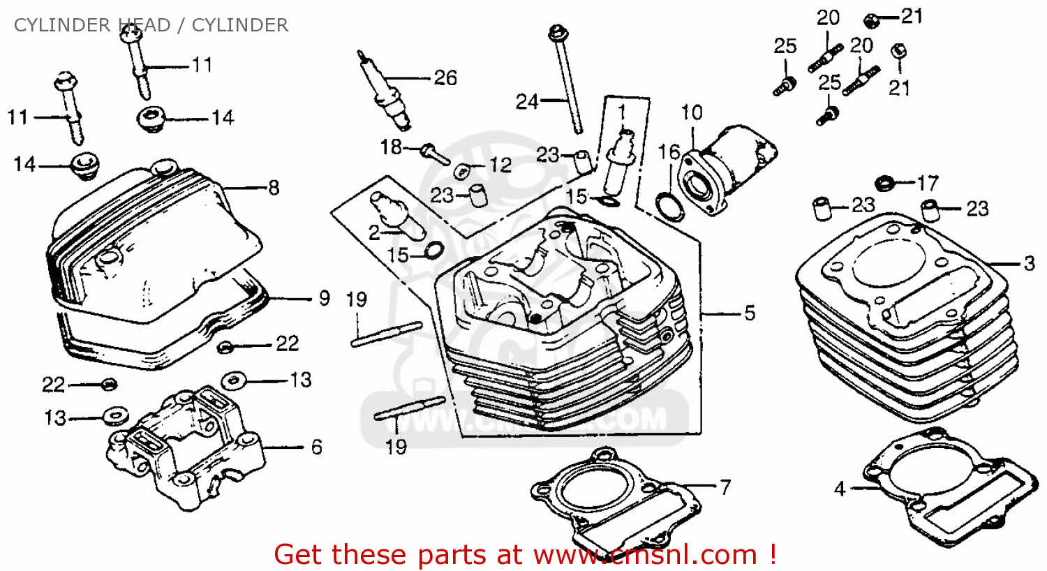 honda xr100 engine