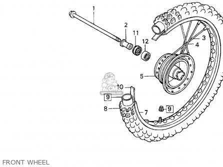 Honda Xr100r Parts Diagram