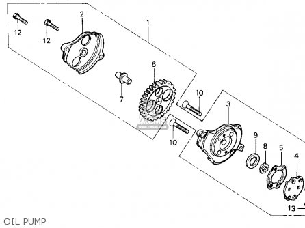 Honda XR100R 1986 (G) USA parts lists and schematics