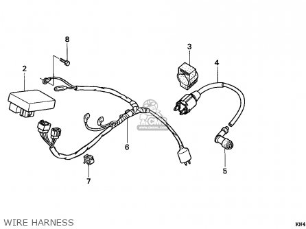 Honda XR100R 1994 (R) CANADA REF parts lists and schematics