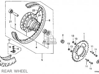 Honda XR100R 2001 (1) USA parts lists and schematics