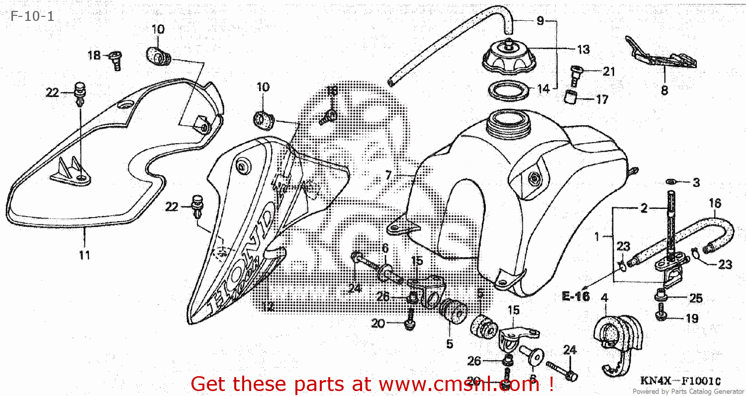 2002 honda xr100r parts