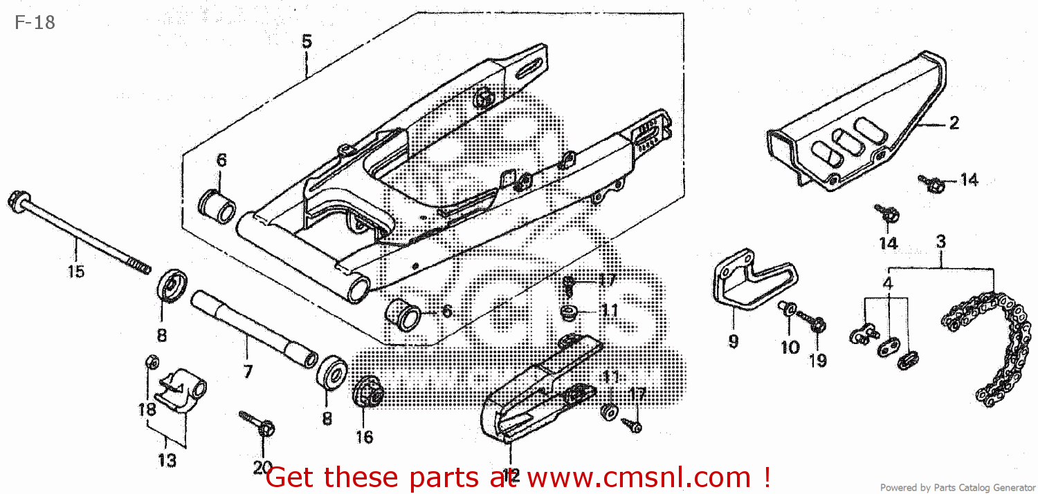 2002 honda xr100r parts
