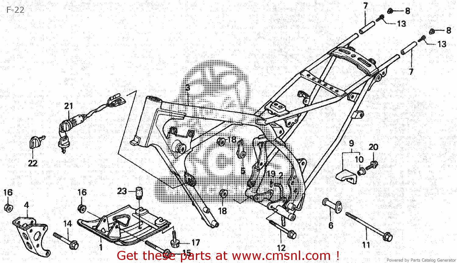 2002 honda xr100r parts