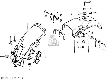 Honda XR200 1980 (A) USA parts lists and schematics