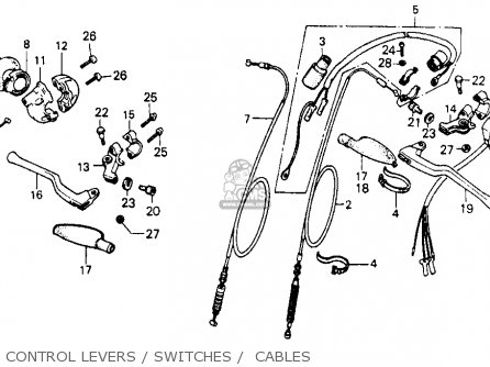 Honda XR200 1982 (C) USA parts lists and schematics