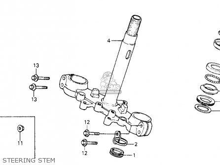 Honda XR200 1982 (C) USA parts lists and schematics