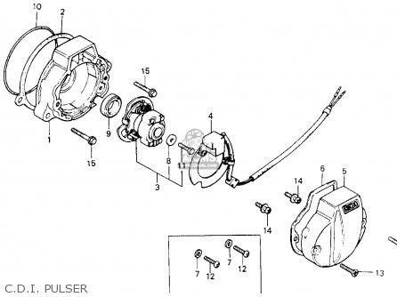 Honda XR200 1983 (D) USA parts lists and schematics