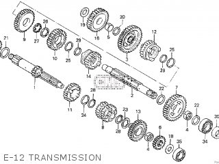 Honda XR200R 1981 (B) parts lists and schematics