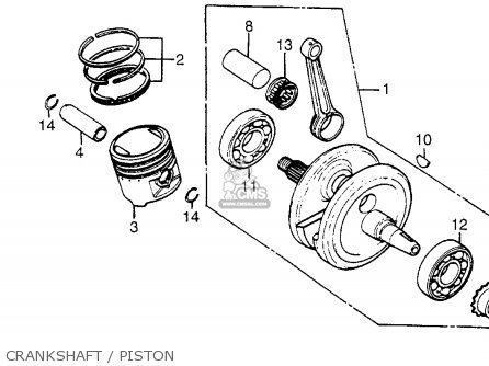 Honda XR200R 1982 (C) USA parts lists and schematics