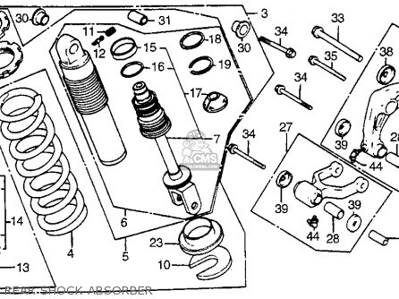 Honda XR200R 1983 (D) USA parts lists and schematics