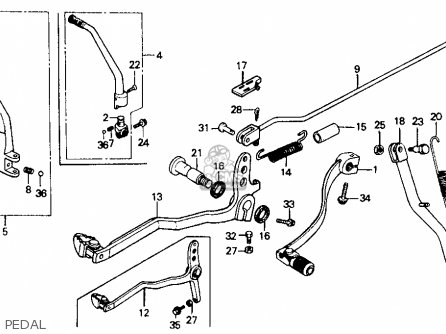 Honda XR200R 1985 (F) USA parts lists and schematics