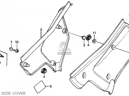 Honda XR200R 1985 (F) USA parts lists and schematics