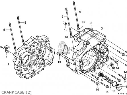 Honda XR200R 1986 (G) AUSTRALIA parts lists and schematics