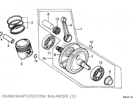 Honda XR200R 1987 (H) CANADA / CMF parts lists and schematics