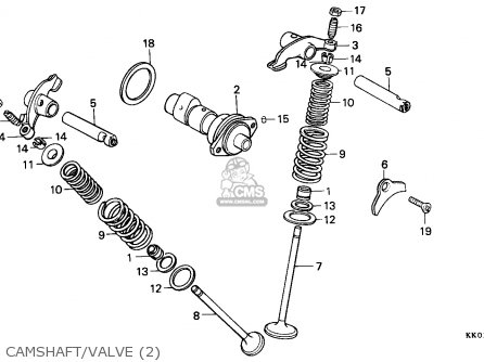 Honda XR200R 1987 (H) GENERAL EXPORT / KPH parts lists and schematics