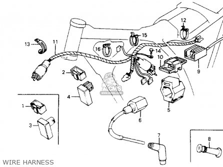 Honda XR200R 1990 (L) USA parts lists and schematics