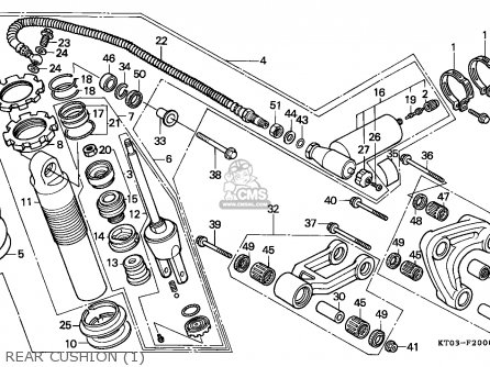 Honda XR200R 1993 (P) GENERAL EXPORT / KPH parts lists and schematics