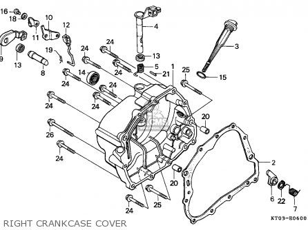 Honda XR200R 1993 (P) GENERAL EXPORT / KPH parts lists and schematics