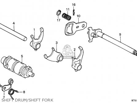 Honda XR200R 1993 (P) GENERAL EXPORT / KPH parts lists and schematics