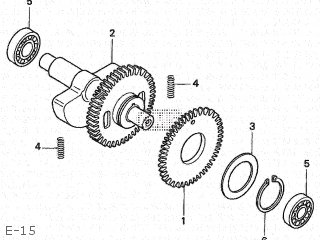 Honda XR250 2005 (5) JAPAN MD30-180 parts lists and schematics