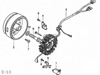 Honda XR250 2007 (7) JAPAN MD30-200 parts lists and schematics