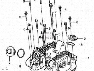 E-1 - XR250 TYPE III 1995 (S) JAPAN MD30-100
