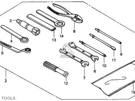 Honda XR250L 1991 (M) USA parts lists and schematics