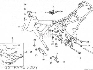 Honda XR250R 1981 (B) parts lists and schematics