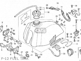 Honda XR250R 1982 (C) parts lists and schematics