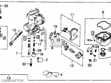 Honda XR250R 1982 (C) USA parts lists and schematics