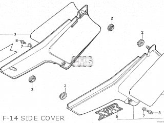 Honda XR250R 1983 (D) parts lists and schematics