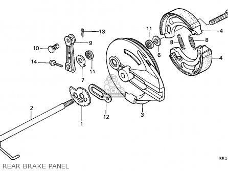 Honda XR250R Rear Brake Shoes (1984-1989) Pair, New, H304 Style - Foto 9
