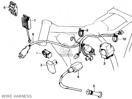 Honda XR250R 1984 (E) USA parts lists and schematics