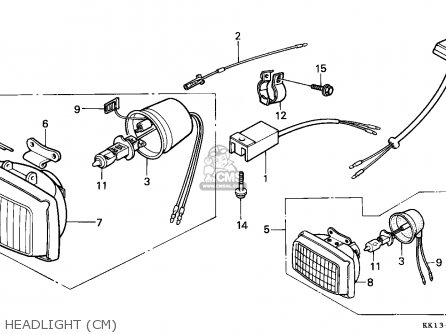 Honda XR250R 1985 (F) CANADA parts lists and schematics