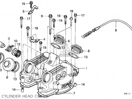 Honda XR250R 1986 (G) AUSTRALIA parts lists and schematics